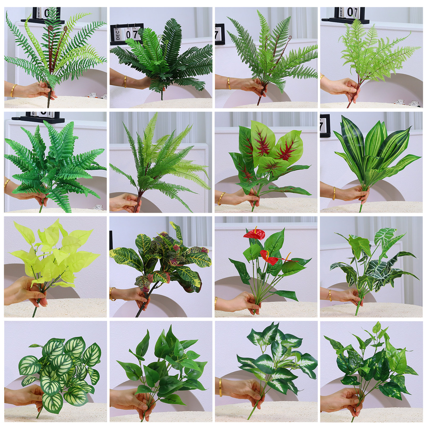 花槽仿真绿植单支假植物造景装饰图片