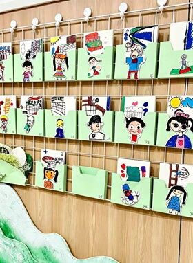 幼儿园环创一对一倾听墙美工区域