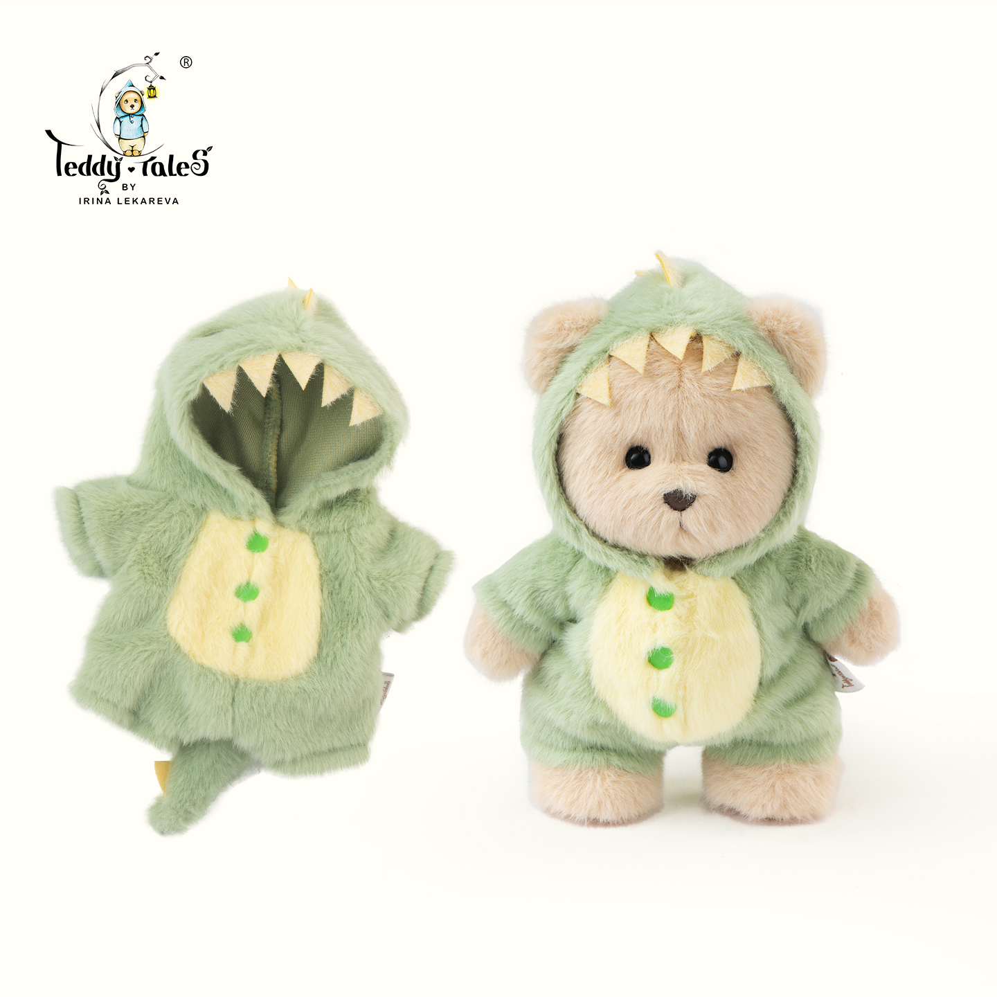 【20cm娃衣】TeddyTales莉娜熊玩偶熊着替小号小香风娃衣换装衣服