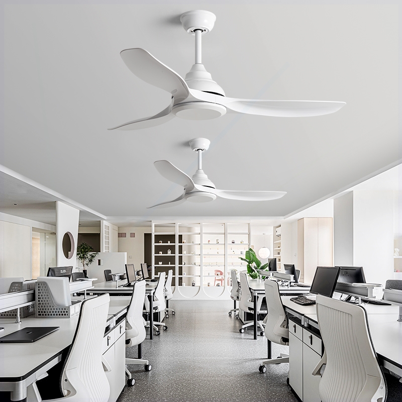 56寸大风力吊扇白色工业风商用餐