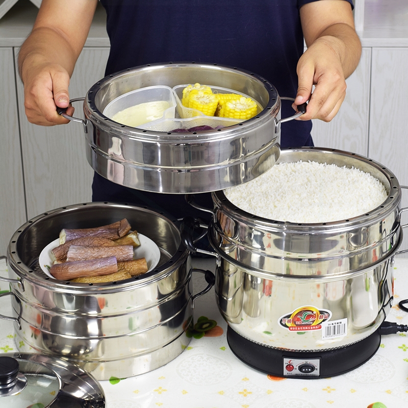 茂腾电蒸锅多功能家用小型多层蒸
