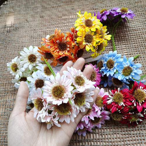 婚庆装饰花布艺材料diy手工雏菊