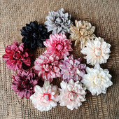 花海大世界diy手工仿真花汉服头饰配件绢花假花森系清新复古茶花