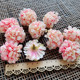 仿真绣球花头 欧式 复古菊花 DIY手工花环材料 森系手作配件 5cm