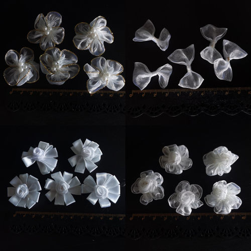 花海大世界婚纱花白色婚庆头饰