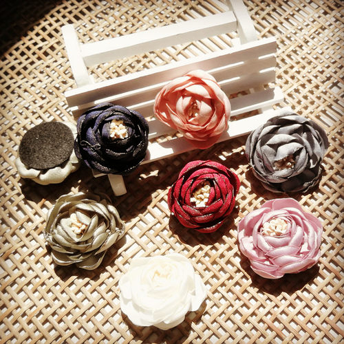 花海大世界手工仿真花婚庆茶花