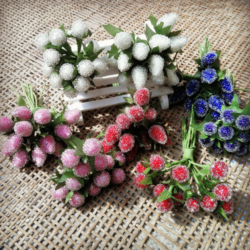 手工配件新娘森林系迷你小果diy