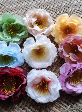 花海大世界森系绢花头饰欧式