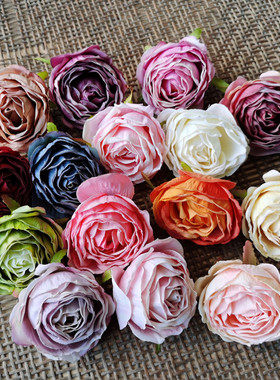 花海大世界绢花牡丹复古
