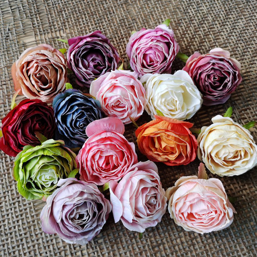 花海大世界绢花牡丹复古