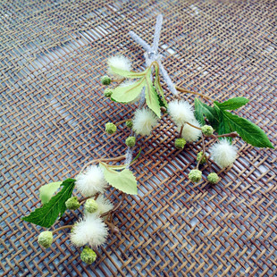 韩式森系仿真花DIY头饰材料婚庆头花材料假花毛绒球雪绒花