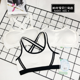 台湾心福正品学生少女内衣文胸卡通纯棉发育期文胸单件儿童小背心