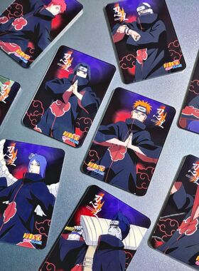 火影晓组织鼬冰箱贴卡通个性创意亚克力卡牌日式动漫磁吸亚克力