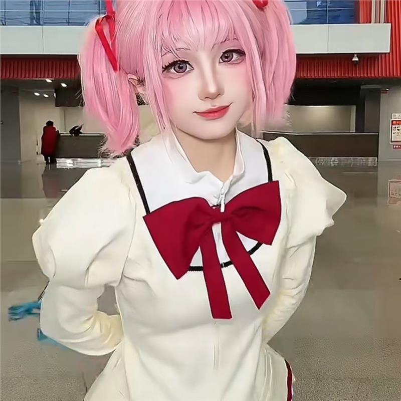 魔法少女小圆cos服校鹿目