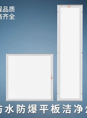 LED防爆洁净平板灯300*1200医院无尘车间专用EX吸顶式防水净化灯