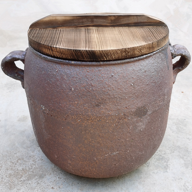 小时候的老式砂锅土砂罐老瓦罐藕汤沙罐老武汉土吊子手工砂锅煲