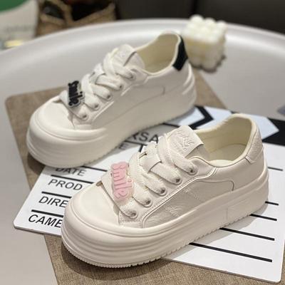 厚底增高轻便小白鞋女2025春季新款鞋子百搭女款板鞋爆款休闲女鞋