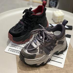 轻便透气厚底增高百搭老爹鞋女2024新款鞋子女爆款不累脚运动女鞋