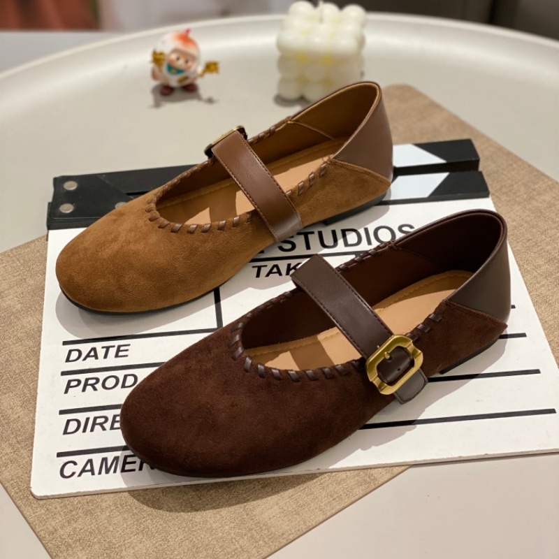 2025年新款圆头单鞋休闲鞋