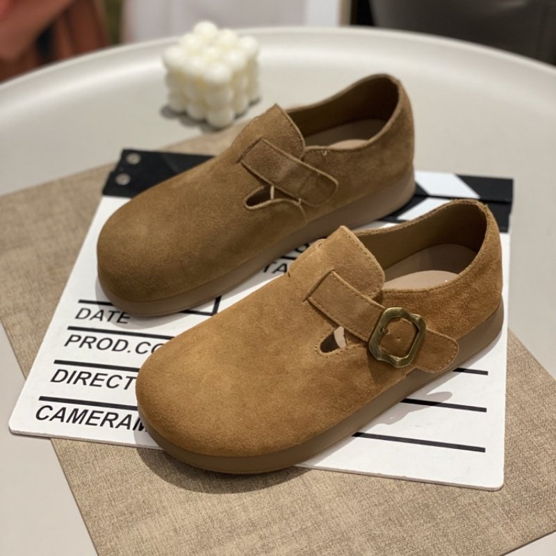 2025年新款圆头一脚蹬休闲鞋