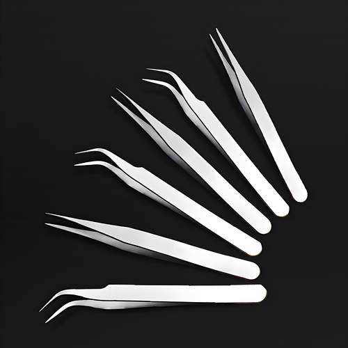 手工diy镊子手机维修不锈钢直头弯头镊子睫毛燕窝挑毛手帐小夹子