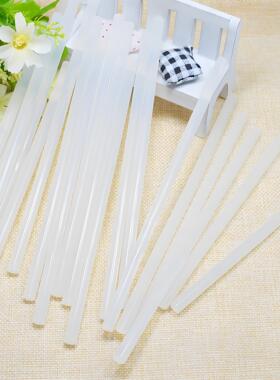 热熔胶棒耐高温白色透明胶棒手工高粘热熔棒7MM热熔胶条热熔胶