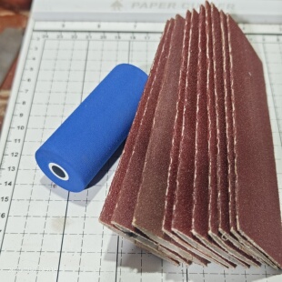 砂纸柱 滚筒 角磨机配件刮磨工具，高效率内圆打磨，外弧度打磨