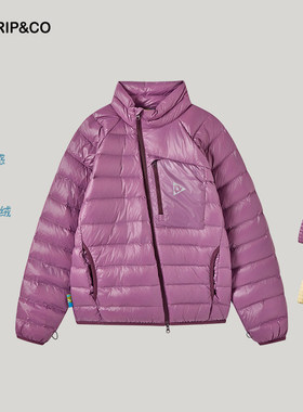TRIP&CO新款女90%白鸭绒轻薄羽绒服户外休闲保暖时尚外套