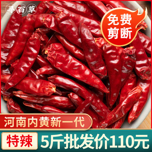 寻百草河南内黄新一代干辣椒500g特辣特香干红海椒农家干货