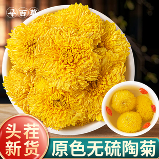 寻百草菊花茶陶菊黄菊花茶贡菊菊花胎菊婺源皇菊花决明子散装花茶