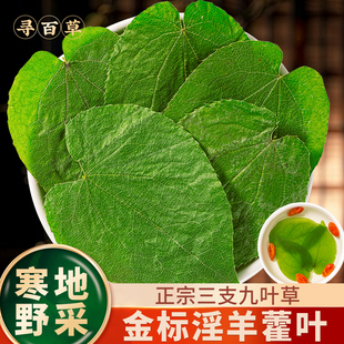 【金标】甘肃野生淫羊藿叶中药材官方正品羊藿草叶子肉苁蓉泡酒