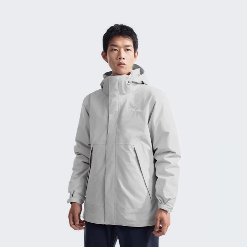 北面冲锋衣男防水防风保暖外套