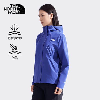 北面软壳衣女户外运动防风防泼水