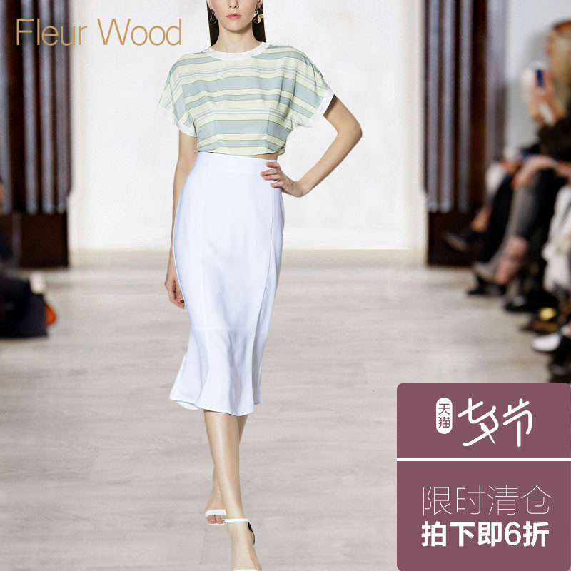 FLEUR WOODÉÏÒÂÅäȹ×ÓÅ®×°ÏÔÊÝÏļ¾Ì×װŮʱÉÐÆøÖÊÁ½¼þÌ×2018пî