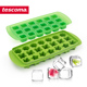 家用花型方型按压式 进口食品级冰块模具 制冰格 tescoma 捷克