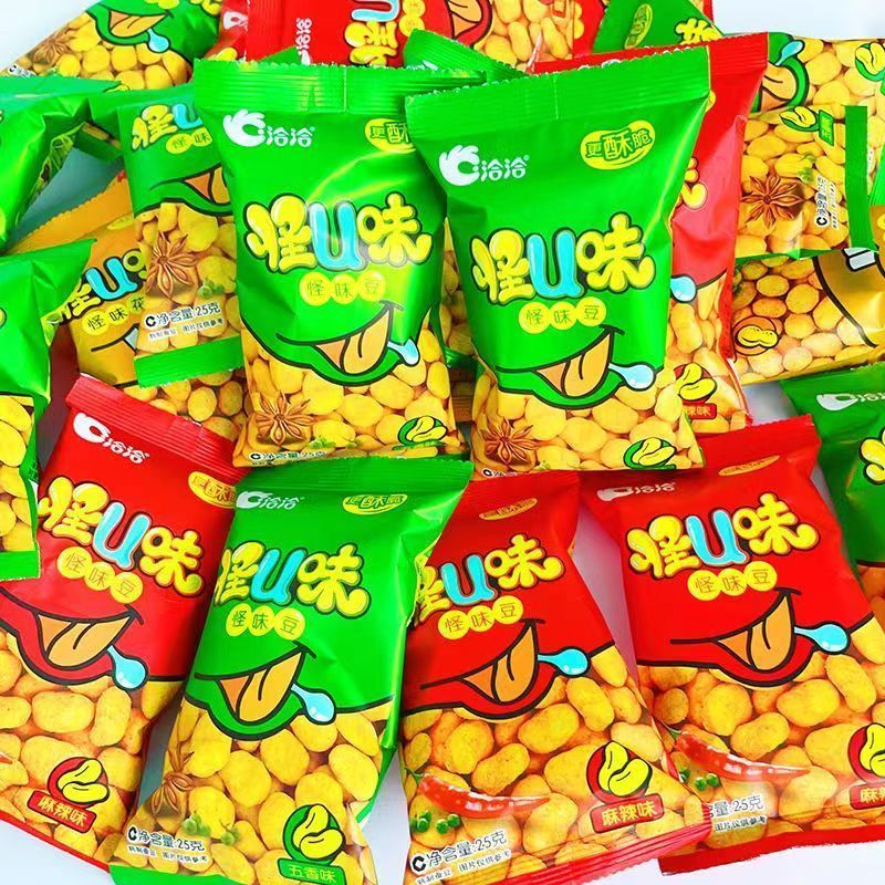 【洽洽】怪味蚕豆25g/袋五香花生恰恰兰花麻辣小包装休闲炒货零食