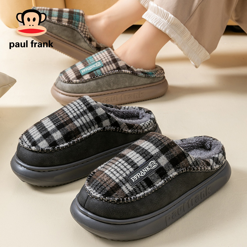 大嘴猴室内保暖毛绒情侣家居鞋