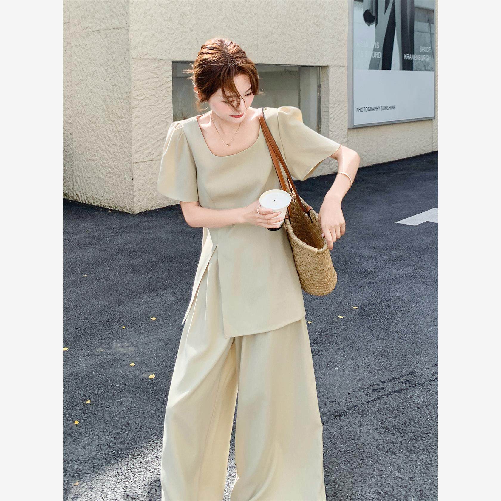 时尚通勤套装女性夏季202