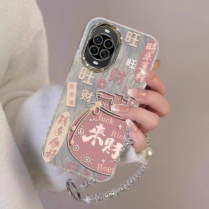 适用华为nova系列发财钱袋手机壳
