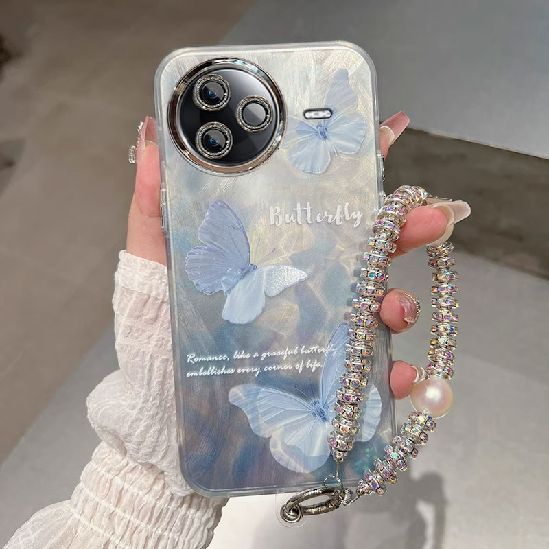 适用红米K系列晕染蝴蝶手机壳