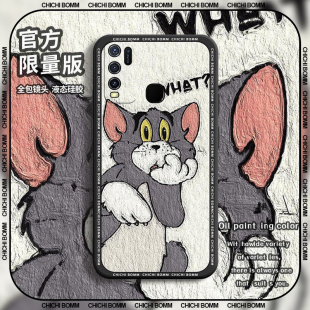 适用于vivoY50手机壳硅胶直边防摔y50时尚 保护套软壳5G 创意卡通男女情侣新款