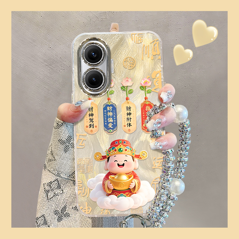 适用红米turbo系列财神爷手机壳