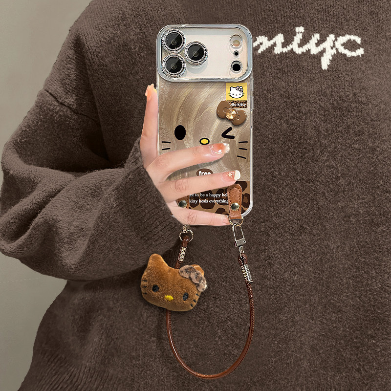 适用KT猫蝴蝶结苹果16E手机壳17Air新款iPhone15promax外壳14plus羽纱13少女12全包11防摔8保护套7专用xsmax,3C数码配件,手机保护套/壳,淘宝优惠券,粉丝福利购,淘宝优惠卷