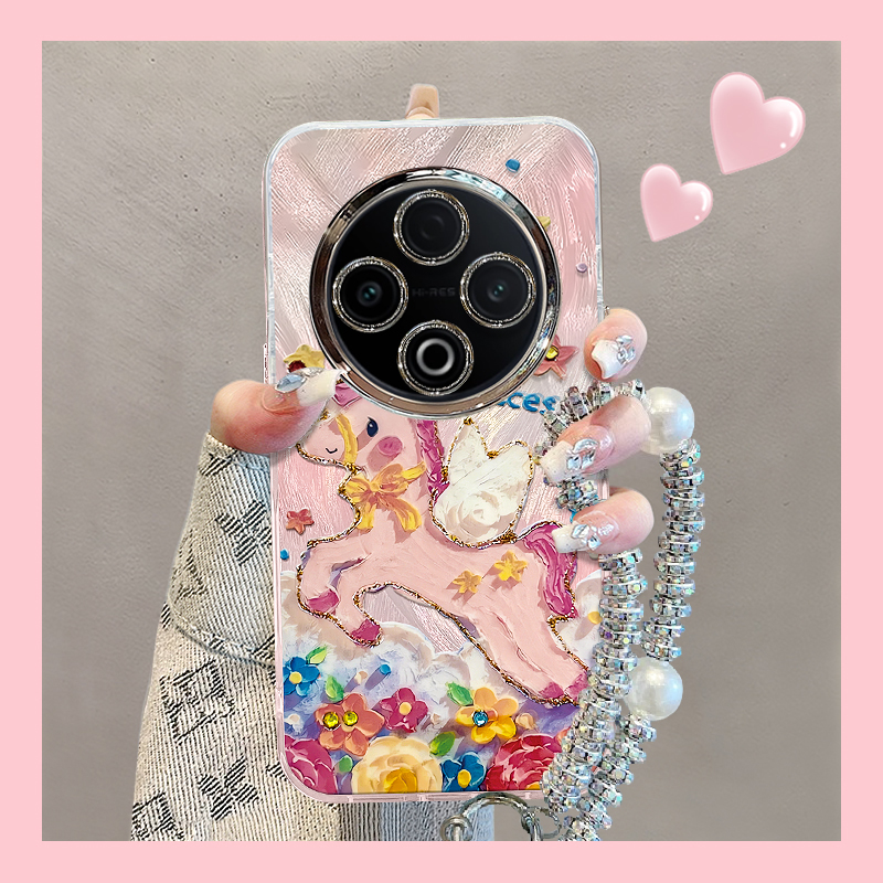 适用VIVOY系列油画小马手机壳