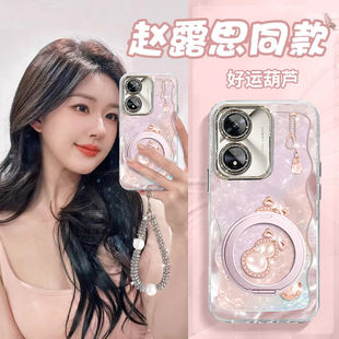 适用好运葫芦OPPOA5PRO手机壳A3iplus爆款A2M专用A97高级感A96挂绳93羽纱72新款58X女55带镜头膜11防摔保护套