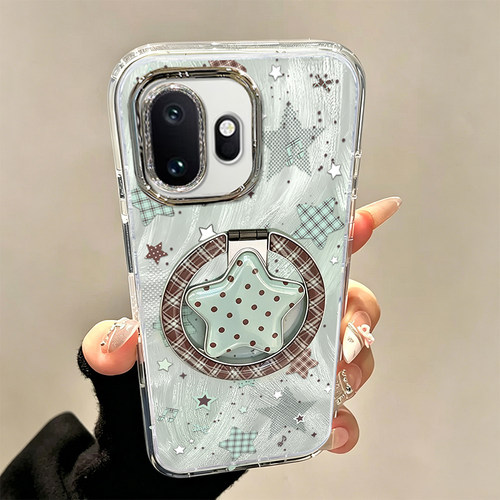 适用一加系列格纹星星手机壳
