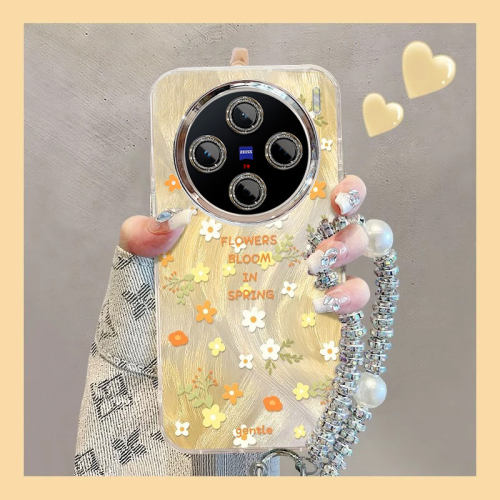 适用vivoX系列坚果碎花手机壳