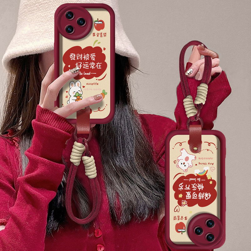 适用红米K系列发财被爱手机壳