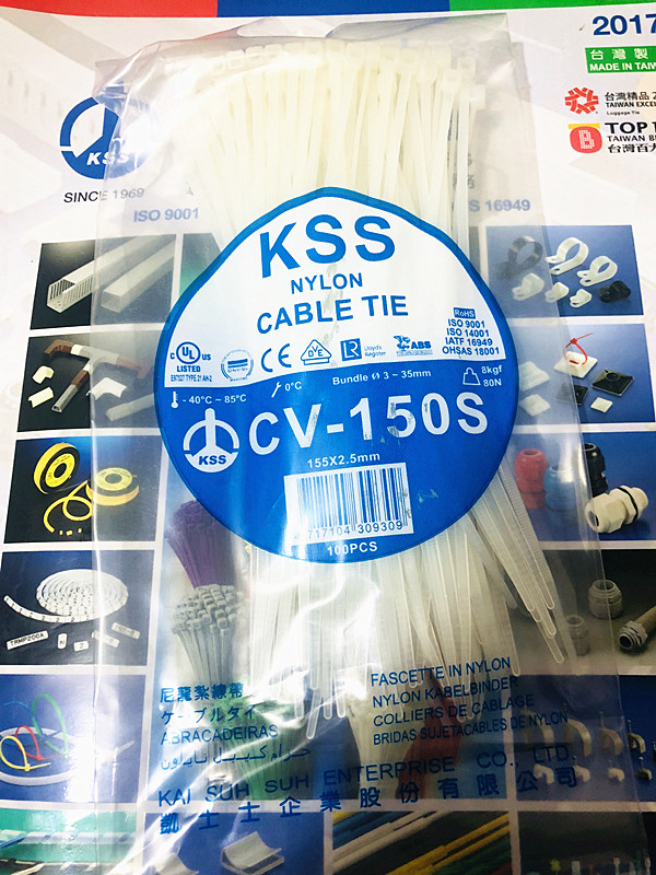 白色尼龙扎带原装进口凯士士KSS