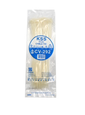 原装进口凯士士KSS尼龙扎带CV-292 3.6×292mm 白色束扎带 100PCS